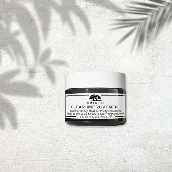Origins Clear Improvement Charcoal Honey Mask To Purify & Nourish, 1 Fl Oz - Picture 1 of 3